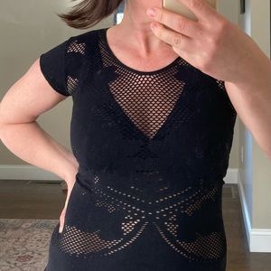 Black T-shirt. Size S.